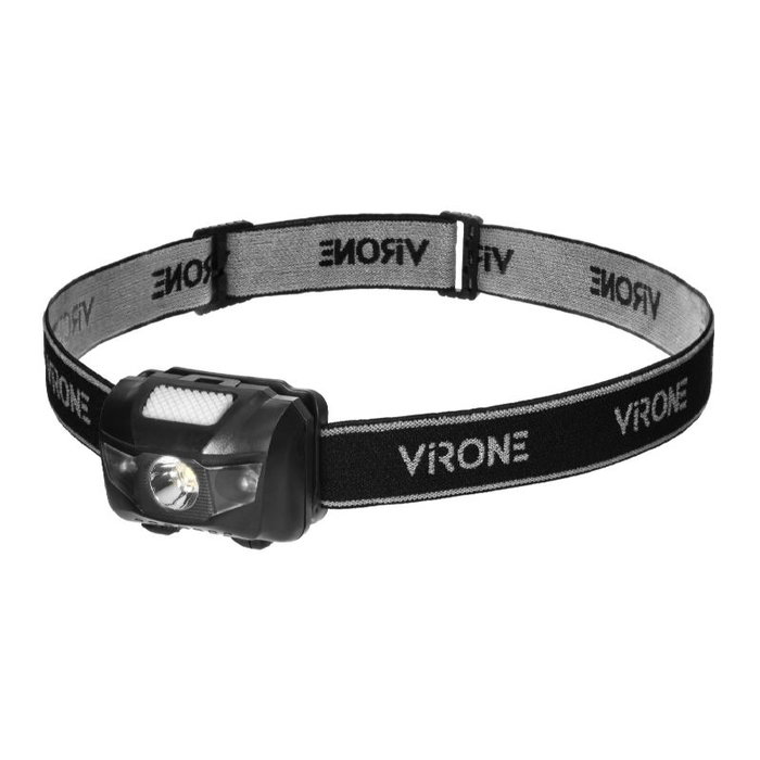 ORNO Linterna frontal LED con 2 LED rojos de 45º
