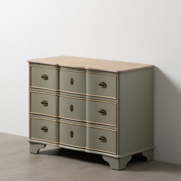 Cómoda Taupe Madera 100 X 50 X 80 cm