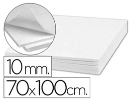 Liderpapel Cartón pluma blanco adhesivo 70x100 cm 10 mm espesor