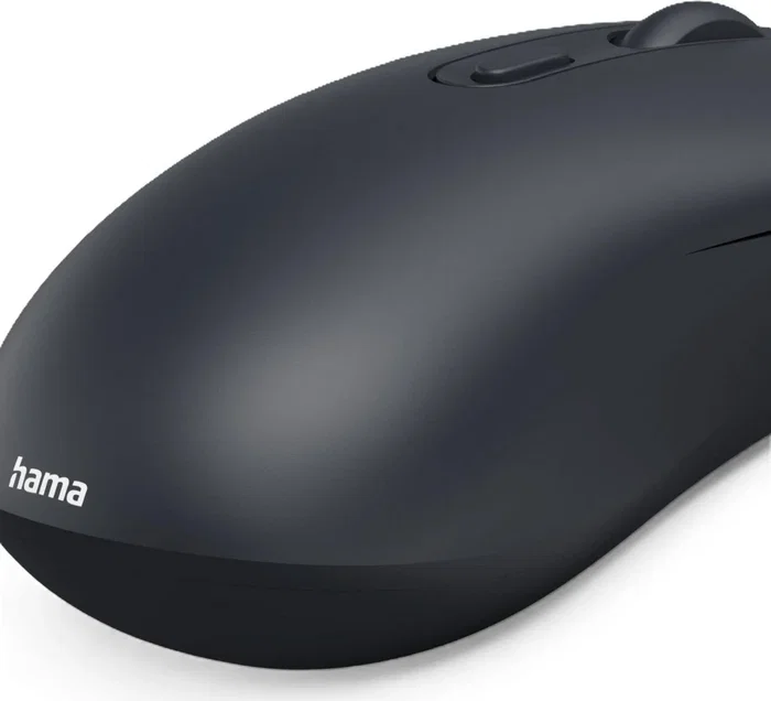 Hama CM-200 Ratón con cable Negro