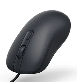 Hama CM-200 Ratón con cable Negro
