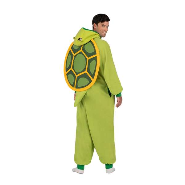 My Other Me Disfraz Tortuga Adult Big Kigurumi con Capucha y Cola Talla XXL Verde