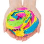 Bizak Cubo de Slime Rainbow Cotton Candy Butter Cloudz con efecto mantequilla y aroma dulce a algodón de azúcar español