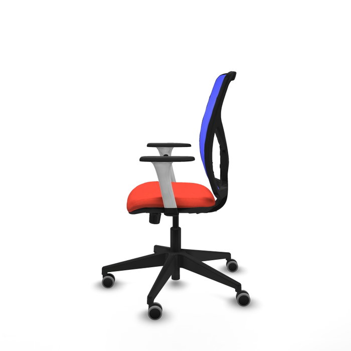 PIQUERAS Y CRESPO Silla de oficina Motilla con Mecanismo Sincro, Malla Azul y Tela Naranja oscuro PIQUERAS Y CRESPO Silla de oficina Motilla con Mecanismo Sincro, Malla Azul y Tela Naranja oscuro