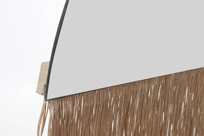 DKD Home Decor Espejo de Flecos 50x50 cm Surtido de 2 Unidades