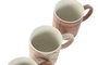 DKD Home Decor Juego de Tazas de Porcelana Lineas Surtido 390ml