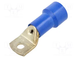 BM GROUP Terminal de anillo tubular aislado azul M10 10,4mm