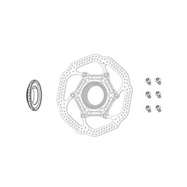 Sram Kit Tornillos para Disco de Freno Titanio T25 Plata (12uds)