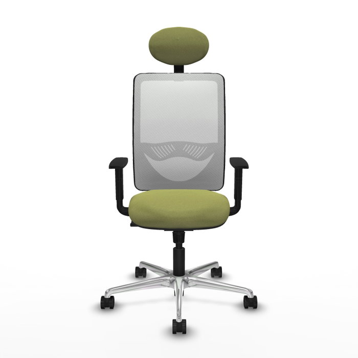 PIQUERAS Y CRESPO Silla de oficina Zulema Verde oliva y Blanco PIQUERAS Y CRESPO Silla de oficina Zulema Verde oliva y Blanco