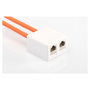 DIGITUS Carcasa para 2 Módulos Keystone, Blanco