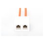 DIGITUS Carcasa para 2 Módulos Keystone, Blanco