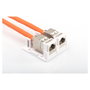 DIGITUS Carcasa para 2 Módulos Keystone, Blanco