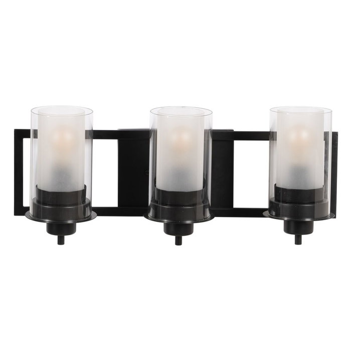 Ixia Aplique de Pared Negro Metal y Cristal 56 x 17 x 21 cm Ixia Aplique de Pared Negro Metal y Cristal 56 x 17 x 21 cm