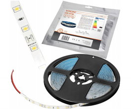 ORNO Tira LED LD-10/5m/6 - 12V, Blanco Frío 6000K, IP63, 5 Metros, 2835