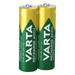 Varta Batería Recargable AA NiMH 2600 mAh - Pack de 2 Pilas - Modelo 05716 (HR06)
