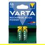 Varta Batería Recargable AA NiMH 2600 mAh - Pack de 2 Pilas - Modelo 05716 (HR06)