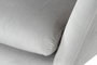 DKD Home Decor Mecedora de Poliéster y Metal Gris