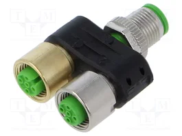 MURRELEKTRONIK Adaptador M12 macho 5pin a M12 hembra 4pin x2