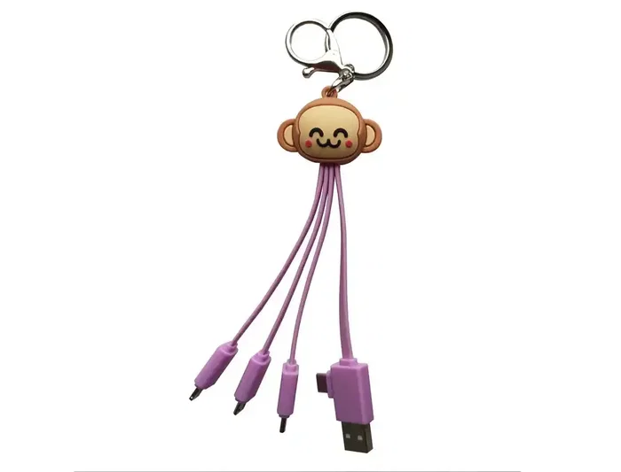 Mr. Wonderful Cable Multiconector 3 en 1 3D con USB-C, Micro USB y Lightning Mr. Wonderful Cable Multiconector 3 en 1 3D con USB-C, Micro USB y Lightning