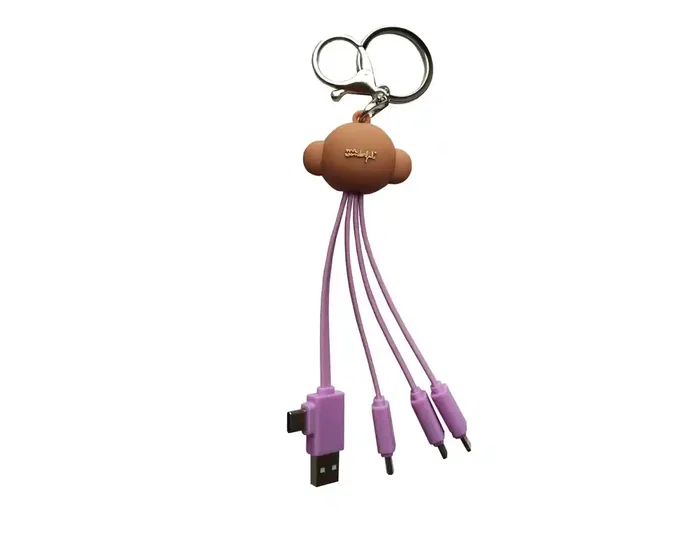 Mr. Wonderful Cable Multiconector 3 en 1 3D con USB-C, Micro USB y Lightning Mr. Wonderful Cable Multiconector 3 en 1 3D con USB-C, Micro USB y Lightning