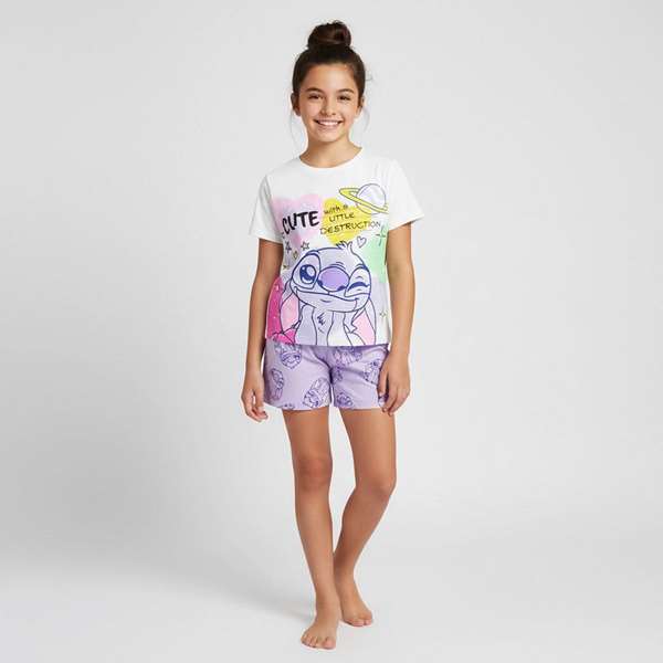 Cerdá - Pijama Corto 12 Años para Niña, Tejido Jersey, Modelos Surtidos (Lilac)