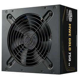 Cooler Master MWE Gold V3 750W - Fuente de alimentación ATX 3.1 para PC, 750W, certificación 80 PLUS Gold, color negro, no modular