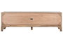 DKD Home Decor Mueble TV Alpino Acacia Marron Claro 160x40x50 cm con 2 Puertas y 1 Estante