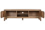 DKD Home Decor Mueble TV Alpino Acacia Marron Claro 160x40x50 cm con 2 Puertas y 1 Estante
