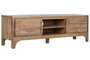 DKD Home Decor Mueble TV Alpino Acacia Marron Claro 160x40x50 cm con 2 Puertas y 1 Estante