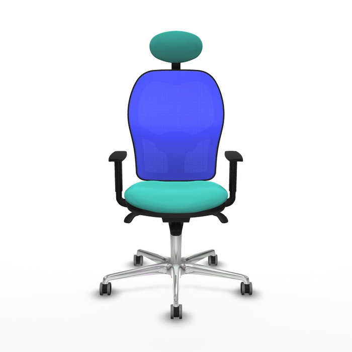 PIQUERAS Y CRESPO Silla de oficina Jorquera con mecanismo Sincro, Turquesa y Azul PIQUERAS Y CRESPO Silla de oficina Jorquera con mecanismo Sincro, Turquesa y Azul