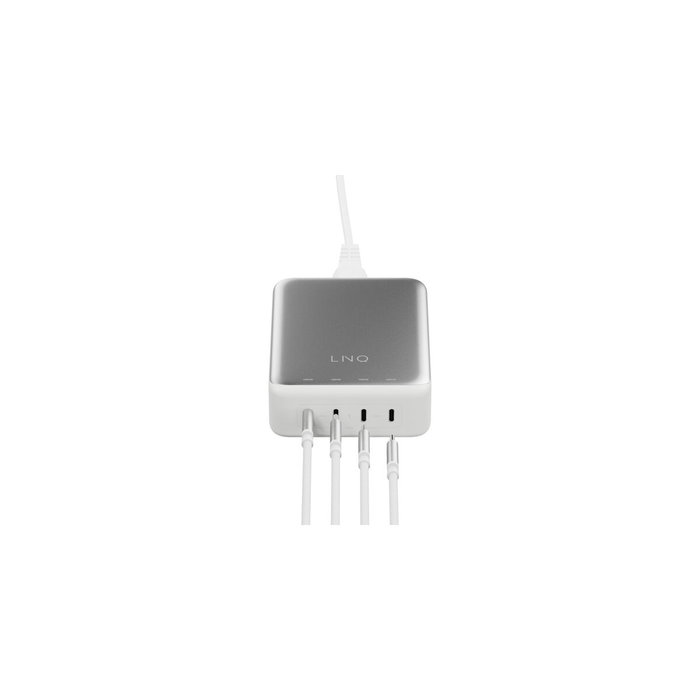 Hub USB Linq Byelements LQDC240 Blanco Gris