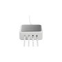 Hub USB Linq Byelements LQDC240 Blanco Gris