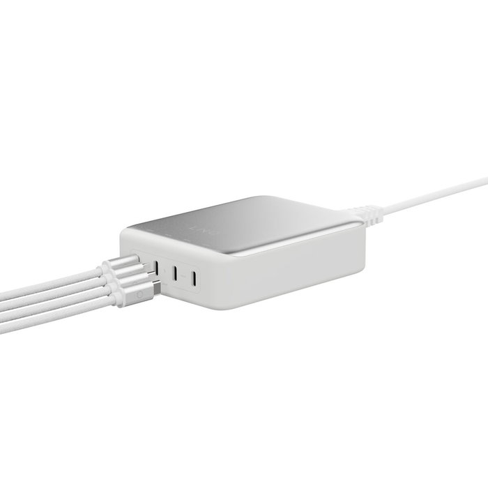 Hub USB Linq Byelements LQDC240 Blanco Gris