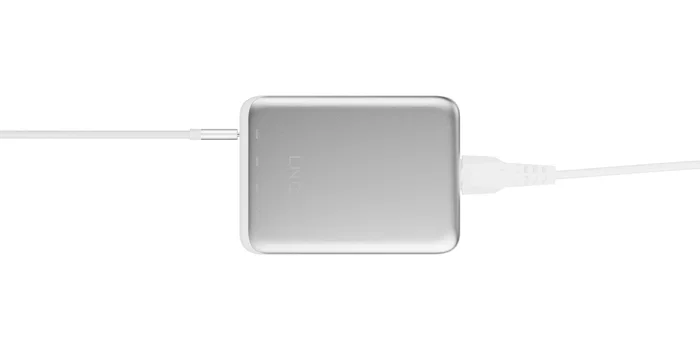 LINQ LQDC240 Cargador de escritorio 4 puertos USB-C PD 3.1 240W GaN2, carga simultánea MacBook Pro/Air, 140W por puerto, diseño aluminio, Universal