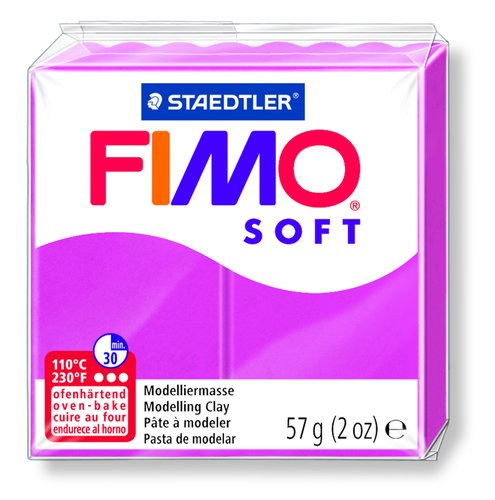Pasta Modelar Fimo Soft Frambuesa 57 Gr. (Set de 6) Pasta Modelar Fimo Soft Frambuesa 57 Gr. (Set de 6)