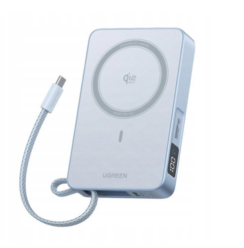 UGREEN 65958B Power Bank Inalámbrico Magnético 10000mAh 25W Blanco Batería Externa UGREEN 65958B Power Bank Inalámbrico Magnético 10000mAh 25W Blanco Batería Externa