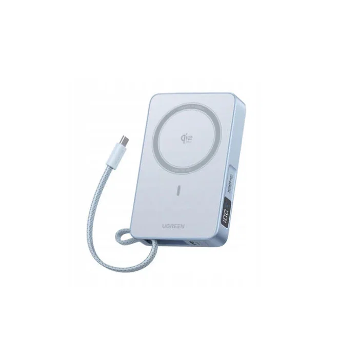 Ugreen Power Bank 10000mAh Magnetic Qi 25W Wireless Blanco Ugreen Power Bank 10000mAh Magnetic Qi 25W Wireless Blanco