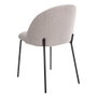 Ixia Silla Moderna Beige Tejido-Metal