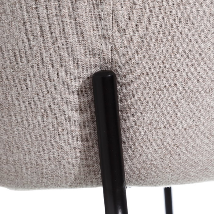 Ixia Silla Moderna Beige Tejido-Metal Ixia Silla Moderna Beige Tejido-Metal