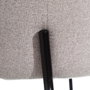 Ixia Silla Moderna Beige Tejido-Metal