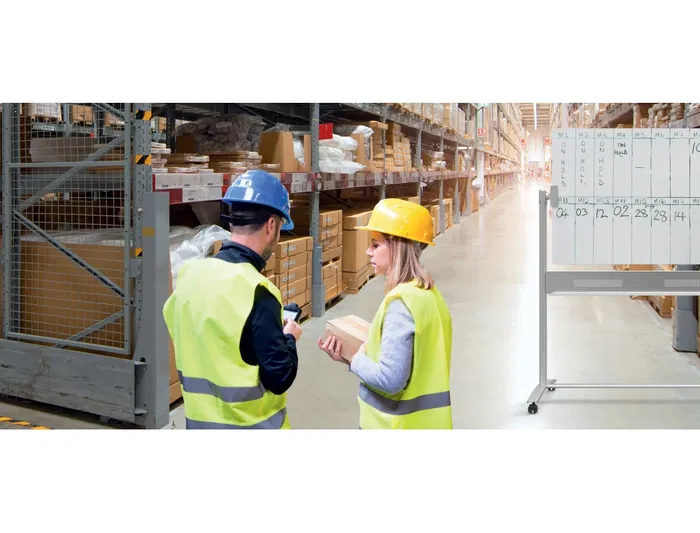 Nobo Pizarra Magnética Móvil 120x90 cm Cristal Blanco Brillante