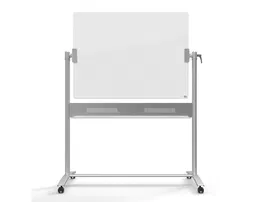 Nobo Pizarra Magnética Móvil 120x90 cm Cristal Blanco Brillante