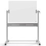 Nobo Pizarra Móvil de Cristal Blanco Brillante Magnética 120x90 cm