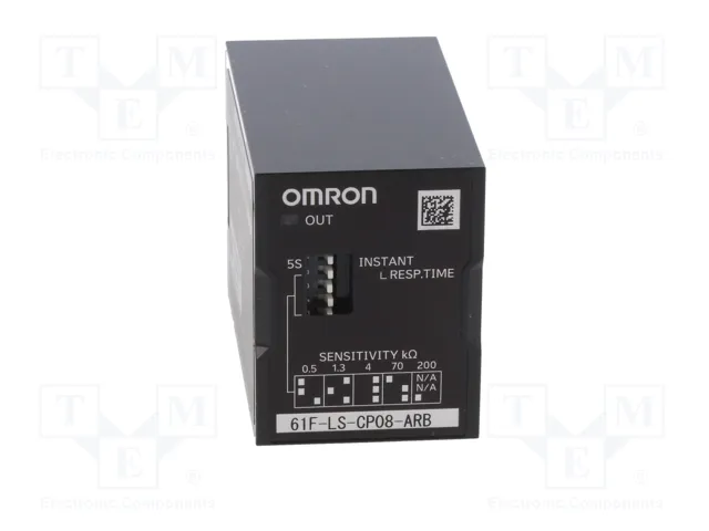 OMRON Relé de monitorización de nivel para líquido conductivo 61F-LS-CP08-ARB OMRON Relé de monitorización de nivel para líquido conductivo 61F-LS-CP08-ARB