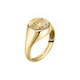 Chiara Ferragni Bossy Chain Ring YG+Eye Logo Dorado Talla 18