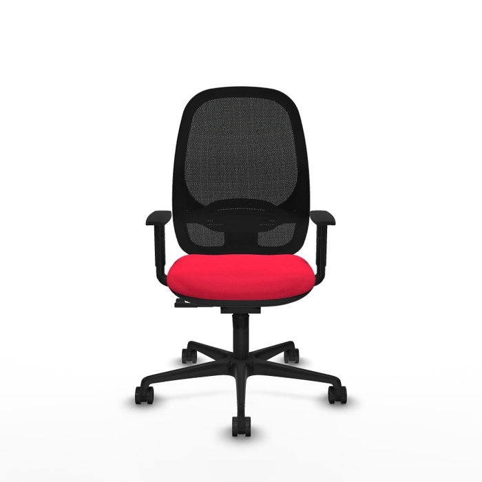 PIQUERAS Y CRESPO Silla de oficina Cilanco con mecanismo Sincro, Rojo y Negro PIQUERAS Y CRESPO Silla de oficina Cilanco con mecanismo Sincro, Rojo y Negro