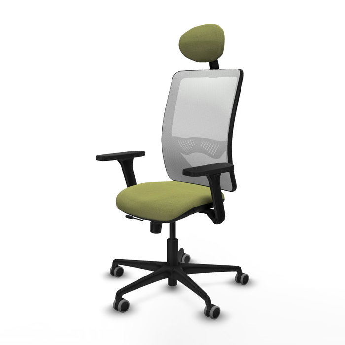 PIQUERAS Y CRESPO Silla de oficina Zulema Verde oliva y Blanco PIQUERAS Y CRESPO Silla de oficina Zulema Verde oliva y Blanco