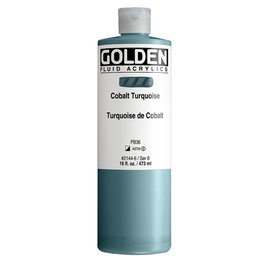 Golden Fluid Colores Acrílicos Turquesa Cobalto 473 ml