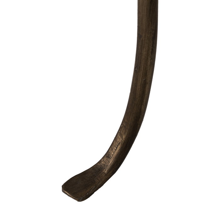 Mesita Oro Viejo Metal 50 X 50 X 71 cm