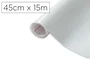 D-c-fix Rollo Adhesivo Decorativo Blanco, 45 cm x 15 m para Manualidades, Bricolaje y Renovación de Muebles, Papel Autoadhesivo Removible y Resistente